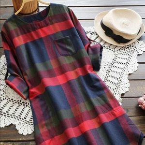 Plaid Mini Dress